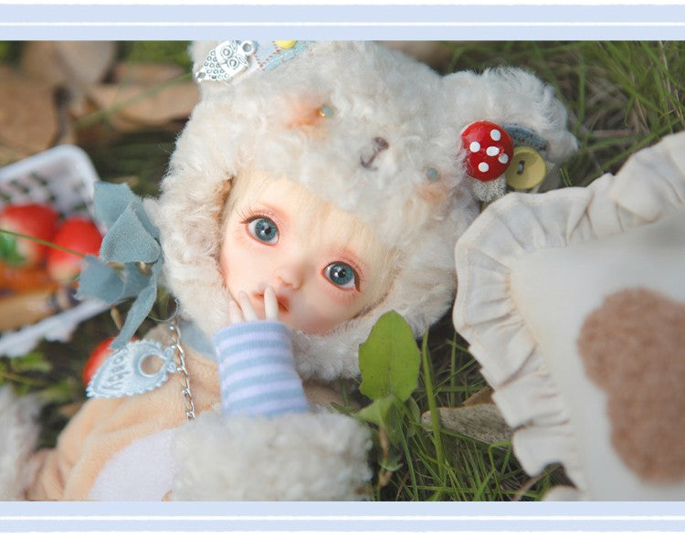 Pre-Order Dollzone Peach Ice Cream Bear 30cm/11.8In Bjd Full Set Official Gift