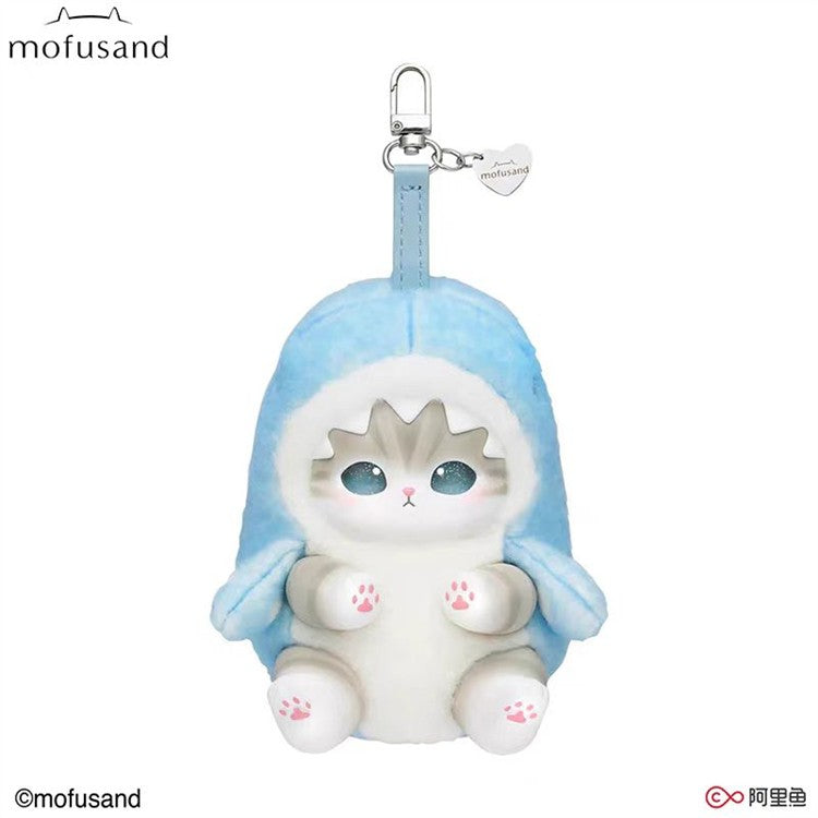 6Pcs Mofusand Kiramekko Fluffy Kittens Collectible Plush Vinyl Pendants Gift