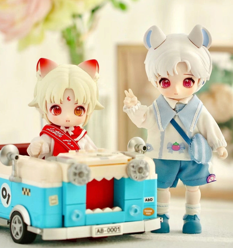 6Pcs Nagi Exchange Student Series 5.9In Bjd Doll Action Figure