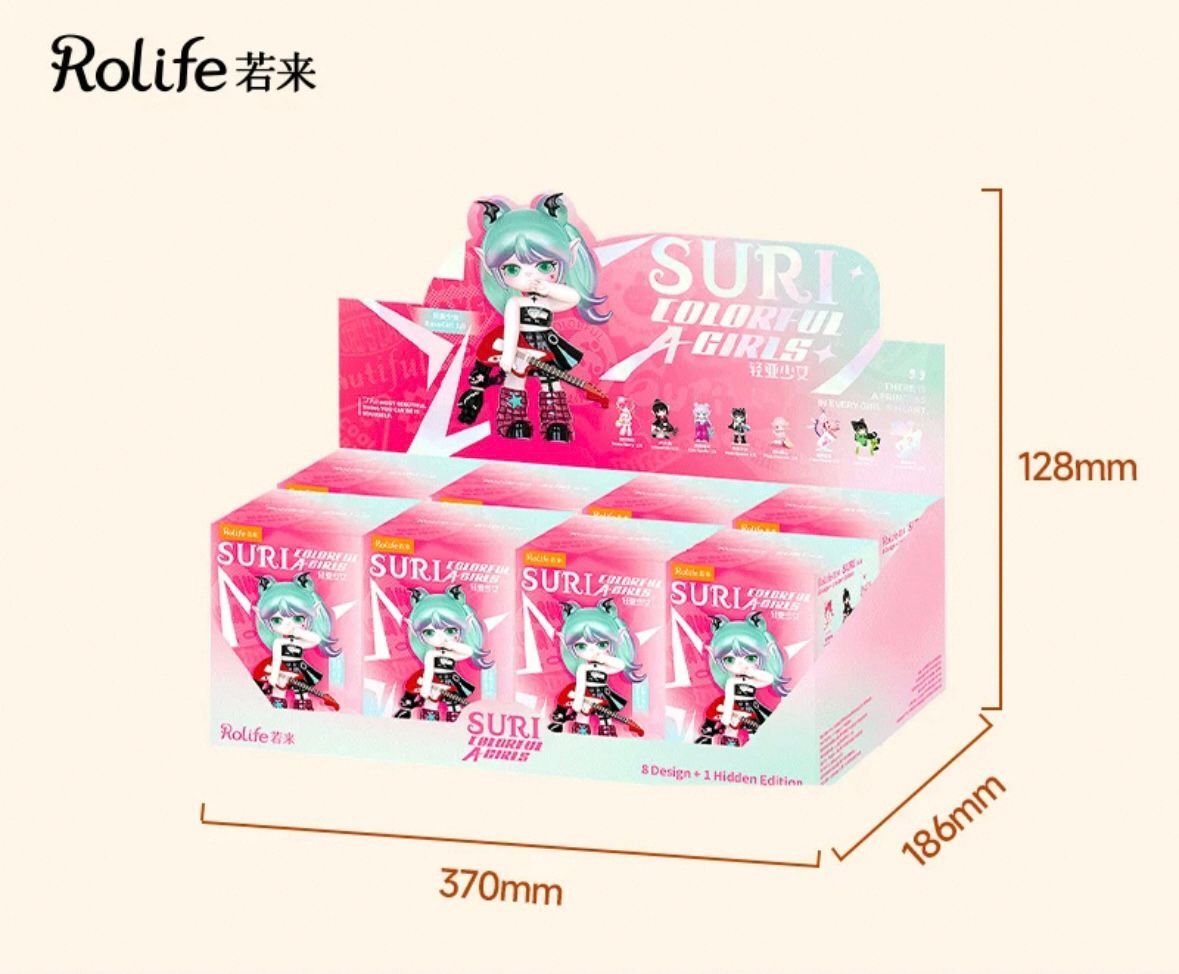 Rolife Suri Colorful A Girls Series Confirmed Blind Box Figure Hot Toys Gift