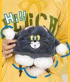 Afgh Tom and Jerry Tom Bucket Bag 20cm/7.8" Plush Doll Lovely Anime Genuine Gift