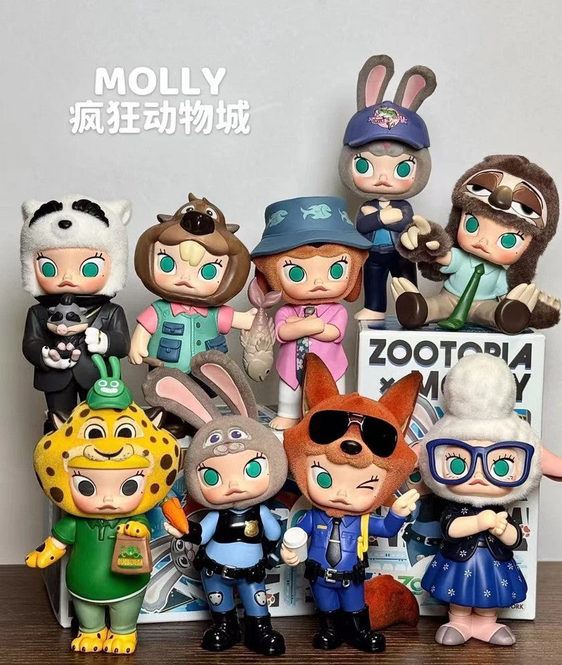 Authentic Molly Zootopia 2 Series Blind Box Figures Toy Confirmed New Hot Gift