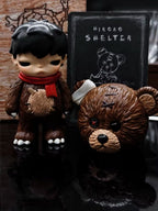 AUTHENTIC HIRONO SHELTER SERIES CONFIRMED FIGURE BLIND BOX【Hidden-stuffed Bear】