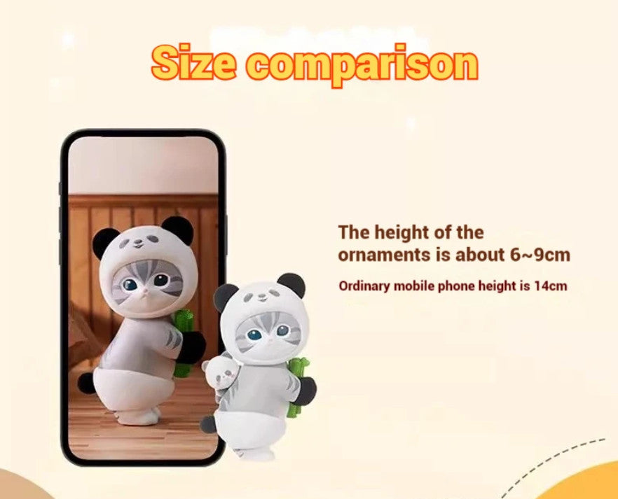 MINISO Mofusand Fluffy Party Series Cat Confirmed Blind Box Figure Art Toy Gift
