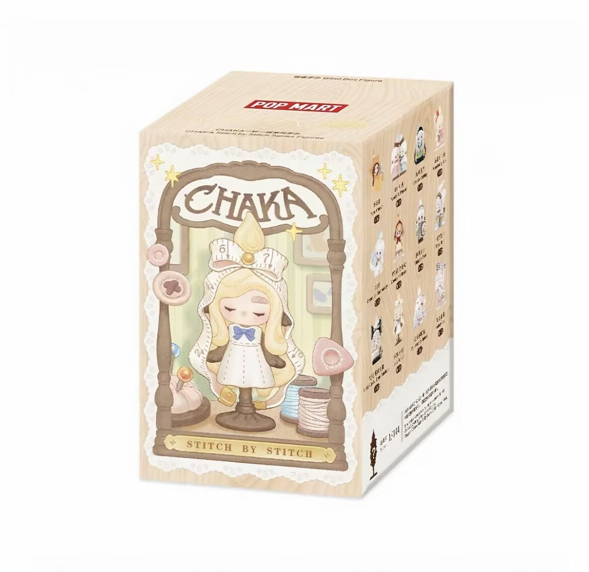 Secret-Spinning Glamour CHAKA STITCH BY STITCH Series Blind Box Figures Toy
