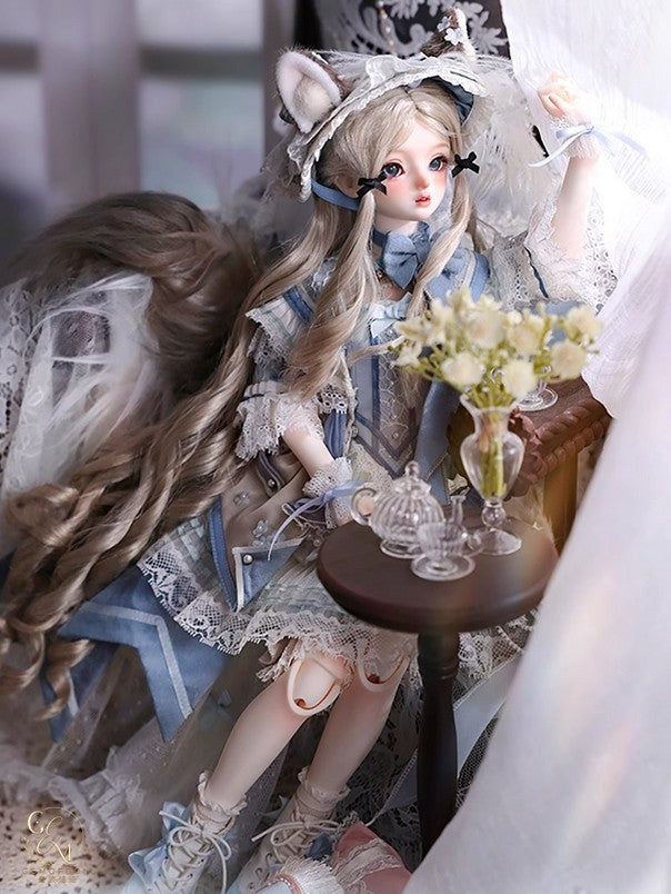 Gem Luna The Cat Wishes 17.9" Bjd Full Set Action Figure Official Gift