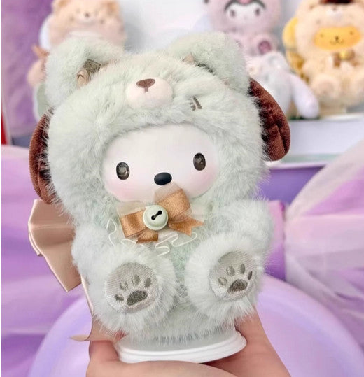 6pcs Miniso Sanrio Characters Fox Island Series Plush Blind Box Toy Set Sealed