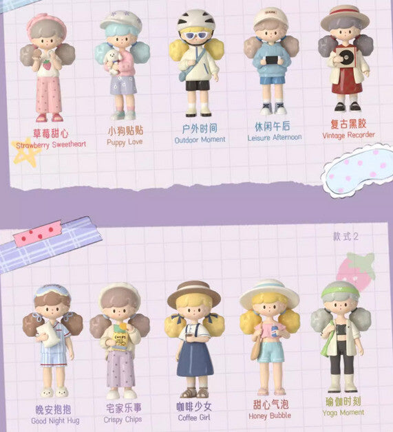 F.UN Molinta Minor Holiday Series Blind box Confirmed Figures Art Toy Girl Gift