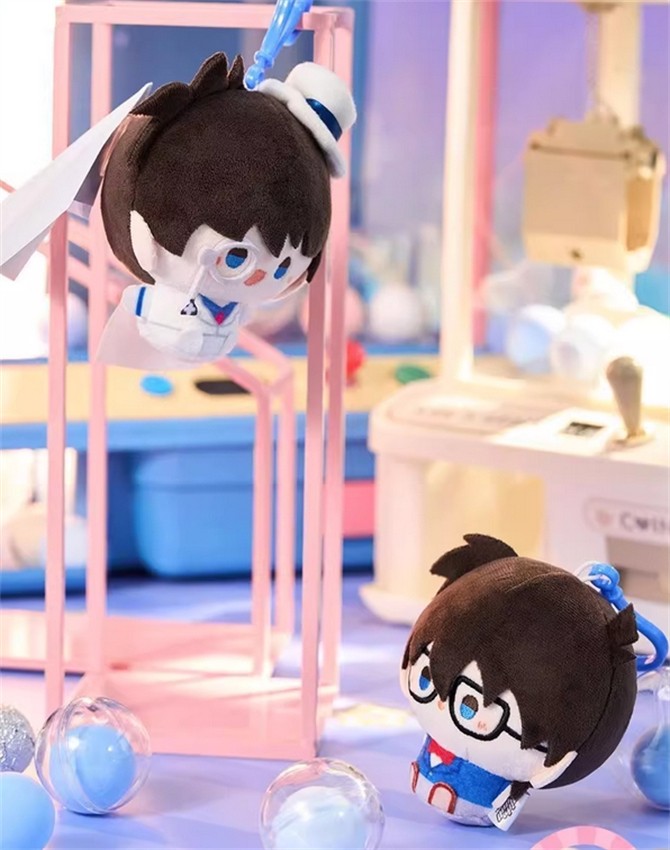 Minidoll Detective Conan Kaitou Kiddo Etc 8cm/3.1In Plush Pendant Gift In Stock