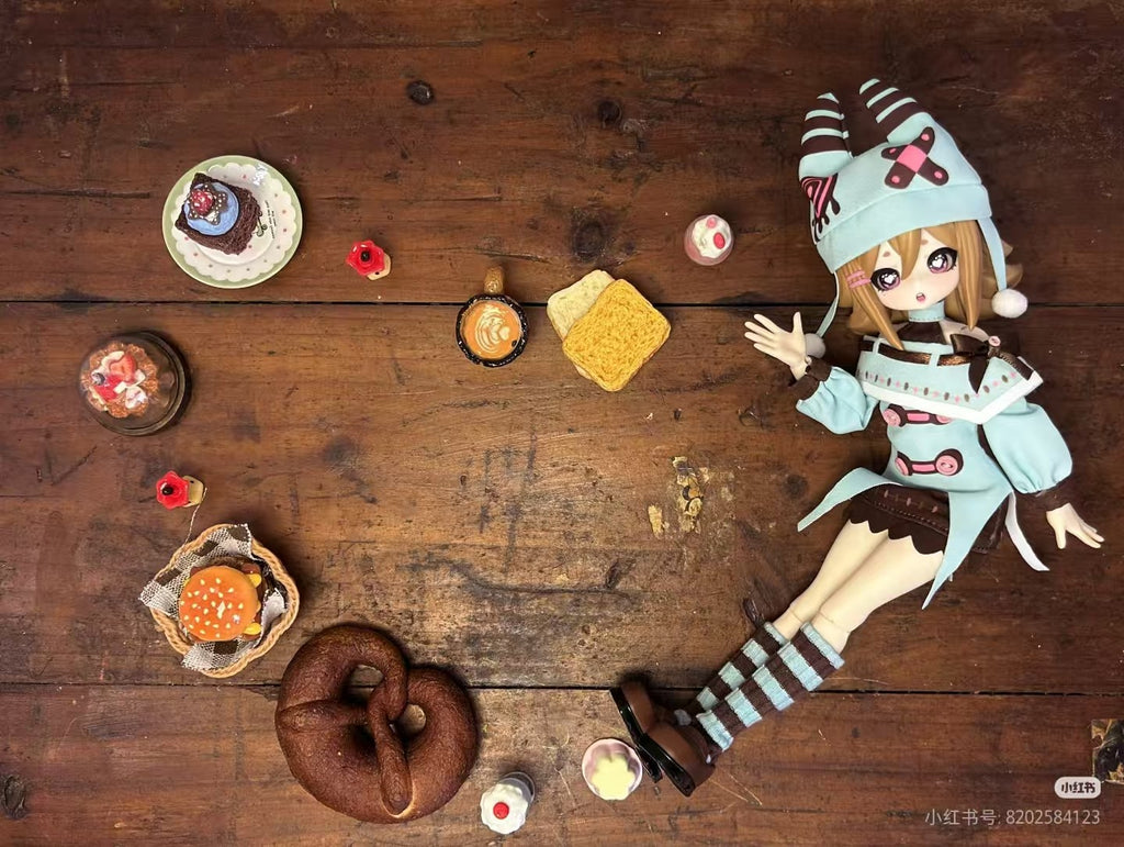 Whirly Radio Waves Cookies Wu 25.6cm/10In Bjd Doll Dressable Action Figure Gift