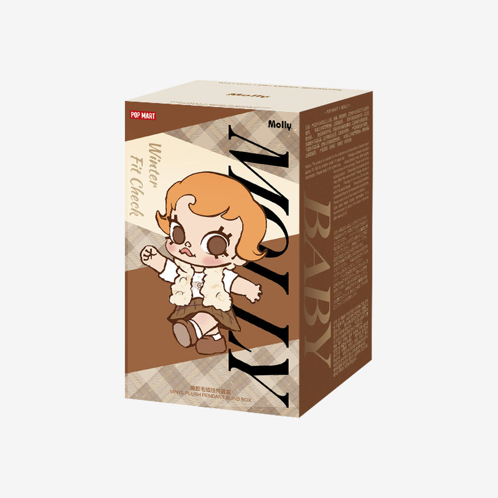POP MART Baby Molly Winter Fit Check Series-Vinyl Plush Pendant Blind Box