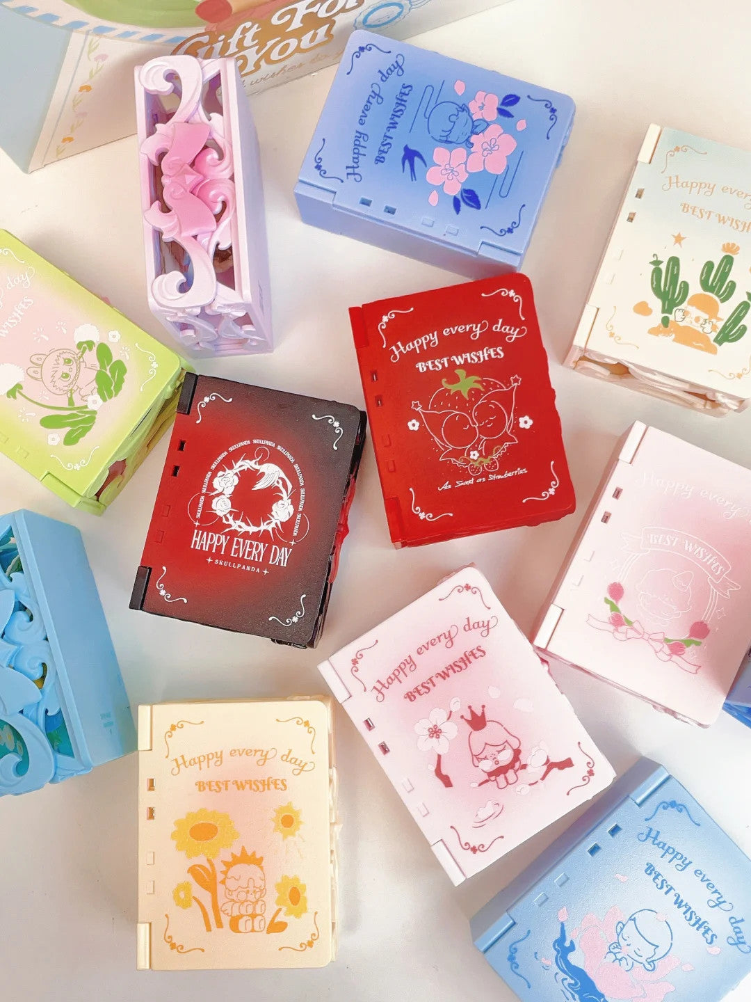 POP MART Gift For You Greeting Card Series Scene Sets 3.15*1.54*4.09inches