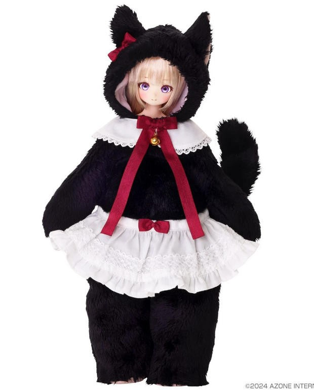 Azone Luminous*Street Mii Hug Mii Black White Cat 8.4In Bjd Action Figure Gift