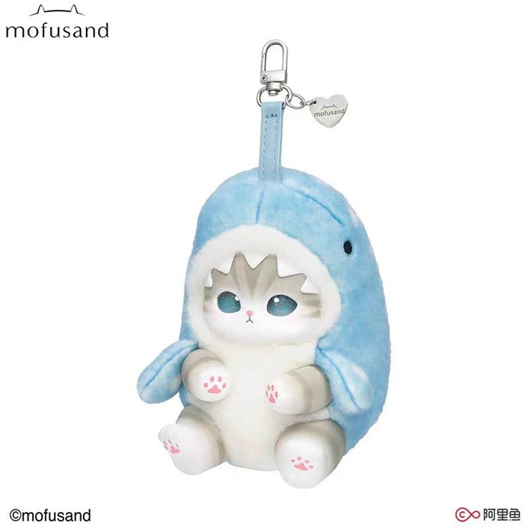 6Pcs Mofusand Kiramekko Fluffy Kittens Collectible Plush Vinyl Pendants Gift