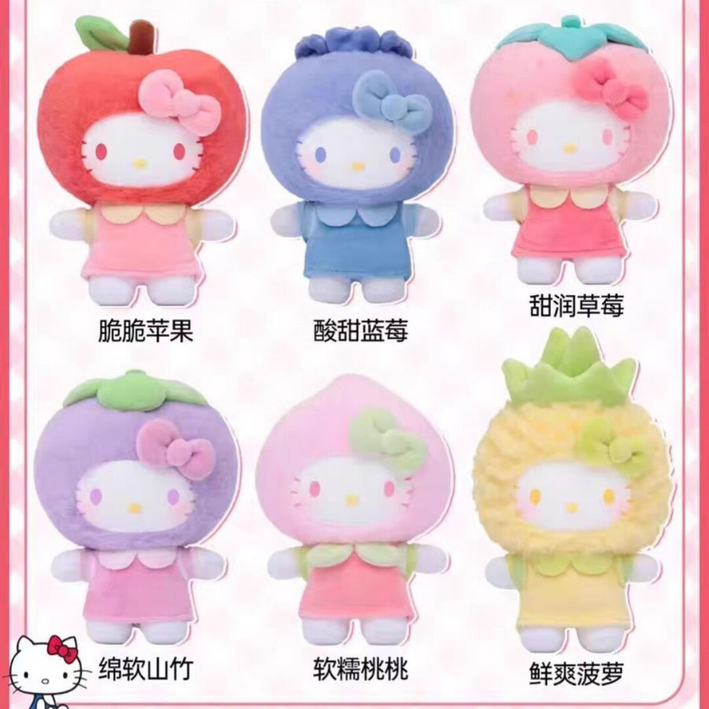 TopToy Hello Kitty Fruity Paradise Plush Series Toys Confirmed Blind Box Figure