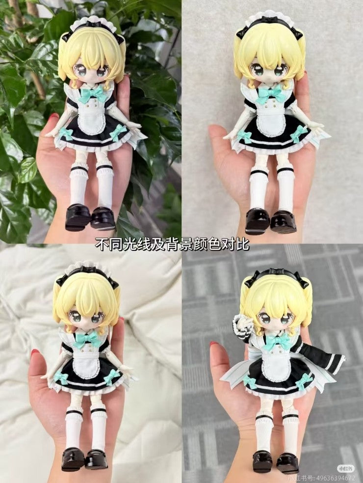 Unveiled Door Maid Outfit Kitchen Butler The Key Collection 16.8cm/6.6" Bjd Doll