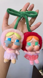 Authentic CRYBABY CRYING FOR LOVE Series Love You Cherry Figure Plush Pendant