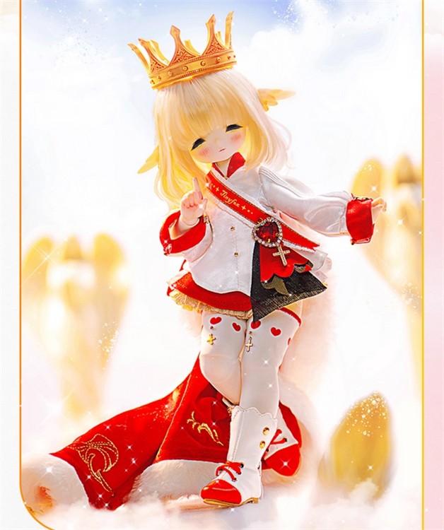 Tinyfox Fox King Coroation of The King 10.8In Bjd Mjd Full Set Limited Official