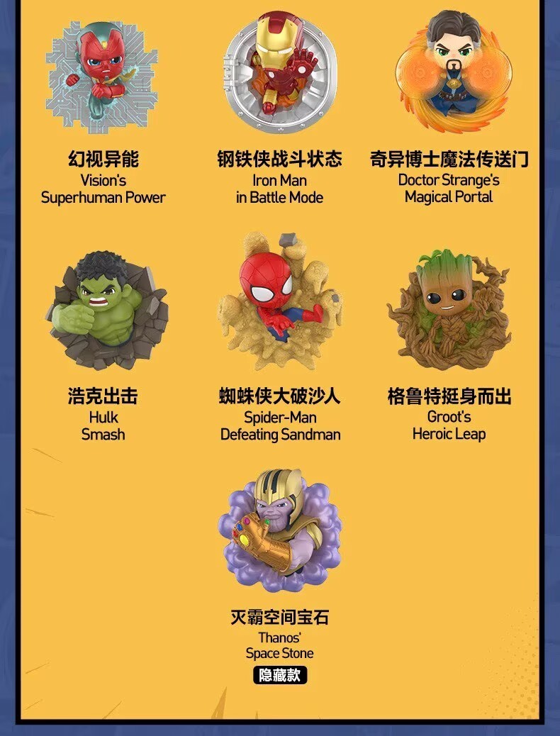 Authentic Marvel Across The Infinite Series Blind Box Confirmed Figures Toy Gift