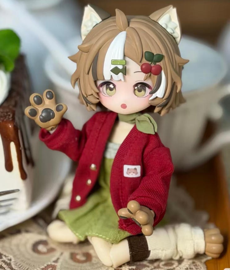 7Pcs Fruit Hard Candy Research Institute Bjd Dressable Action Figures In Stock