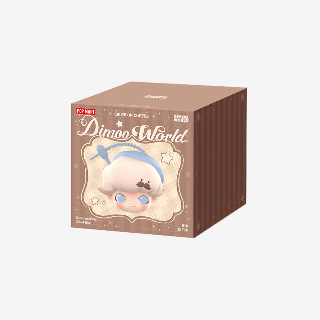 POP MART DIMOO Crush on Coffee Series-Earphone Case Blind Box Authentic