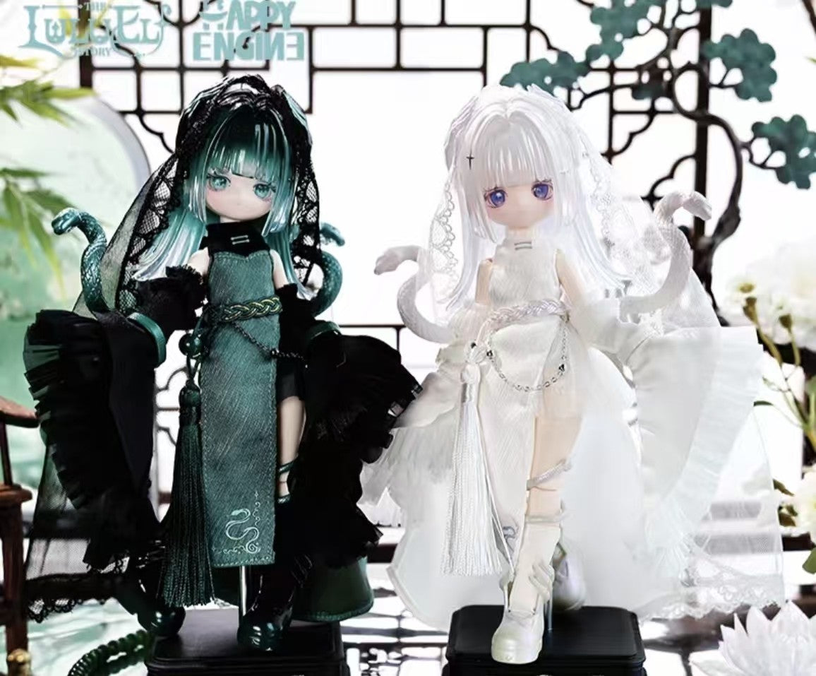 Luluelf Story GreenSnake 8.2" Bjd Hang Card Limited DressablAction Figure Gift