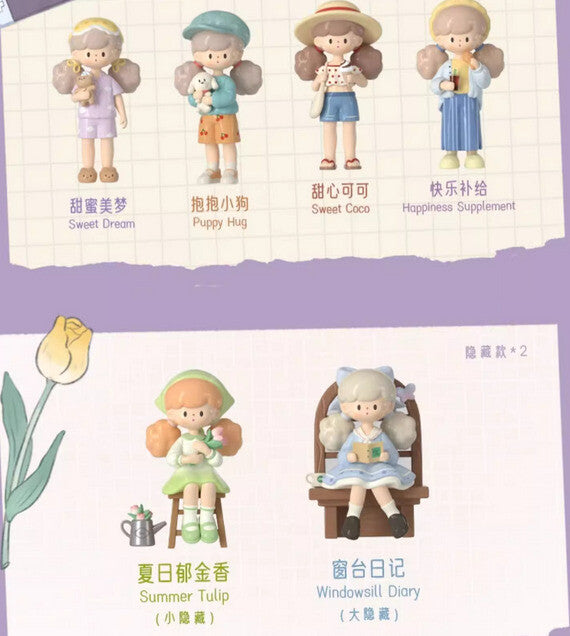 F.UN Molinta Minor Holiday Series Blind box Confirmed Figures Art Toy Girl Gift
