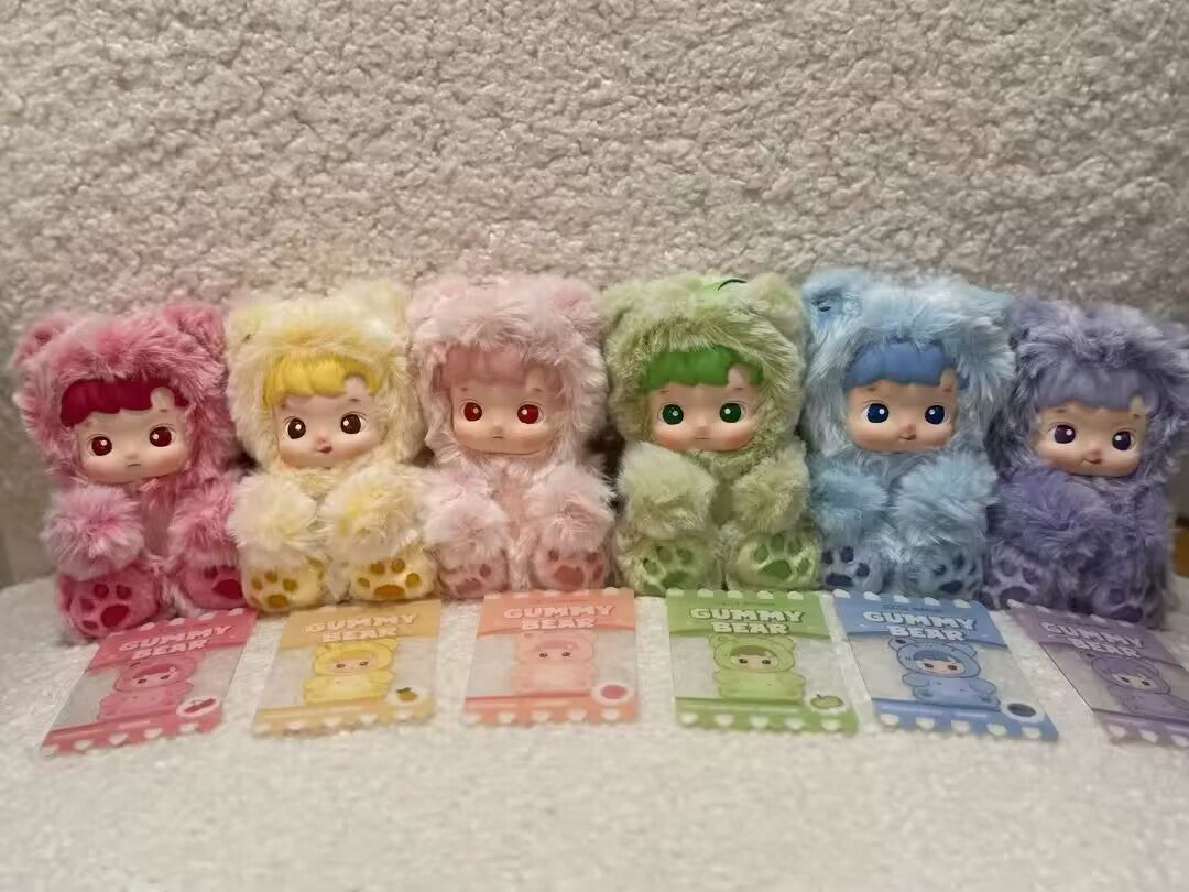 HACIPUPU GUMMY BEAR SERIES-VINYL PLUSH PENDANT BLIND BOX HOT TOY GIFT