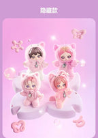 Authentic Fluffy Club Aespa Series Blind Box Figures Toy Plush Pandent Doll