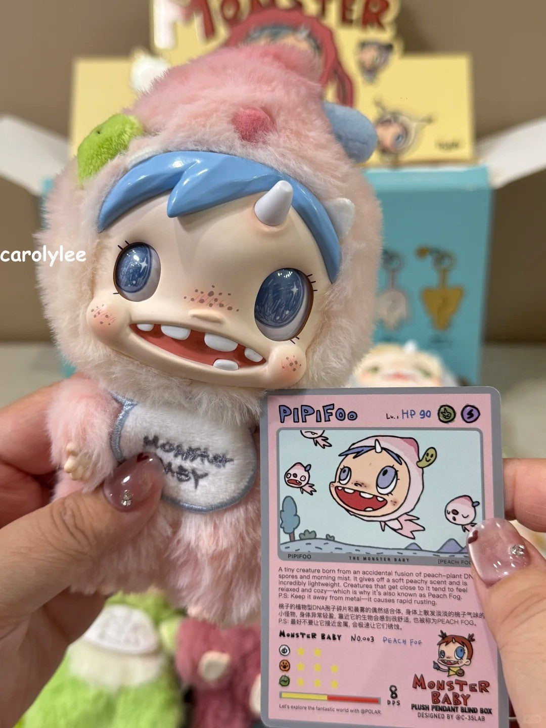 POP MART POLAR-Monster Baby Collection Series Plush Pendant Ver.1 Authentic