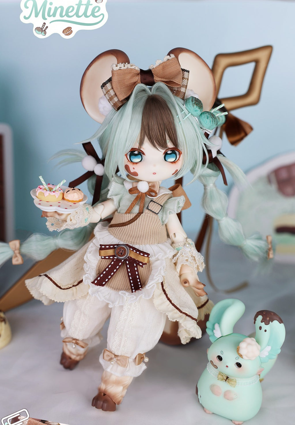 Pre-Order Milo Doll Minette Totoro Beast 24.5cm/9.6" Bjd Full Set Limited 100Pcs