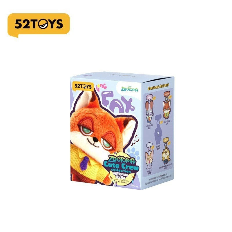 52TOYS Disney Zootopia Cute Friends Gathering Series Plush Blind Box Figure Toy