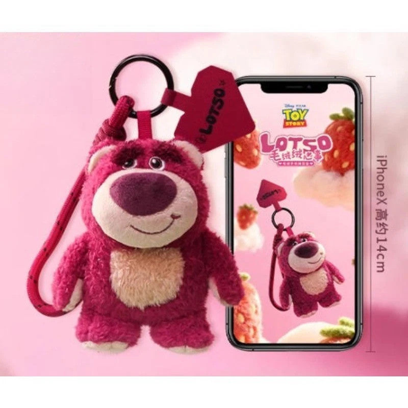 52TOYS Disney Lotso Plush Series Phone Rope Blind Box Figure Toys