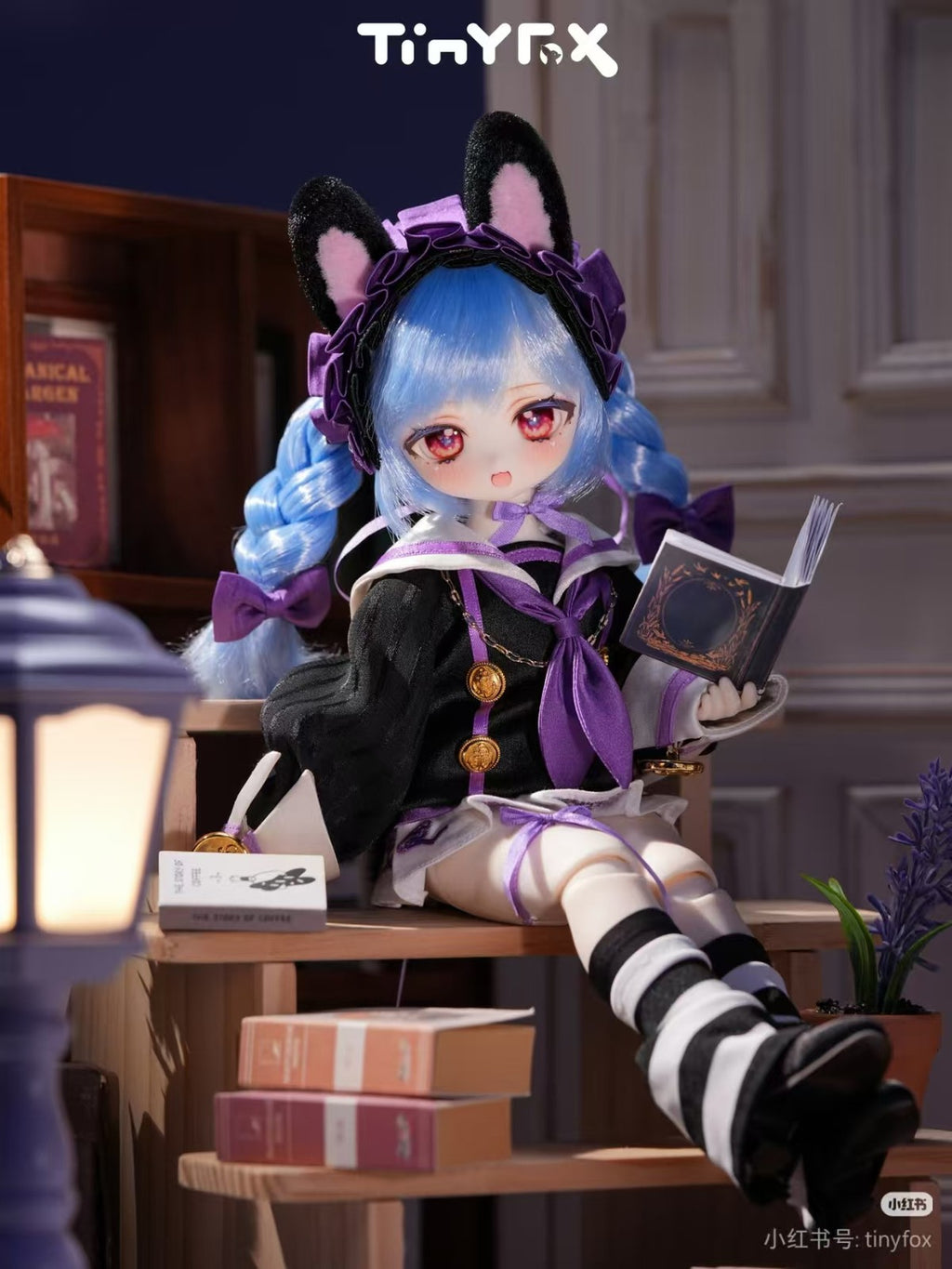 Tinyfox Jinku Violet Rabbit 28.2cm/11.1In Bjd Dressable Full Set Official Gift