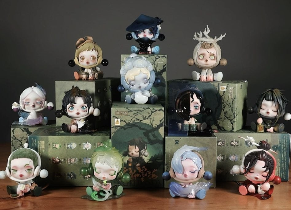 SKULLPANDA COURTYARD PLUM BLOSSOM SERIES BLIND BOX CONFIRMED FIGURE TOY