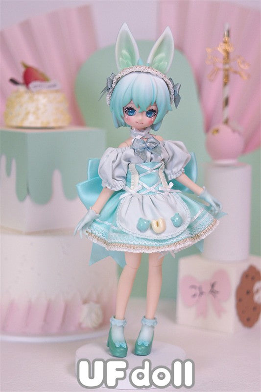 6Pcs Ufdoll Mini Drink 27cm/10.6In Bjd Doll Dressable Action Figure