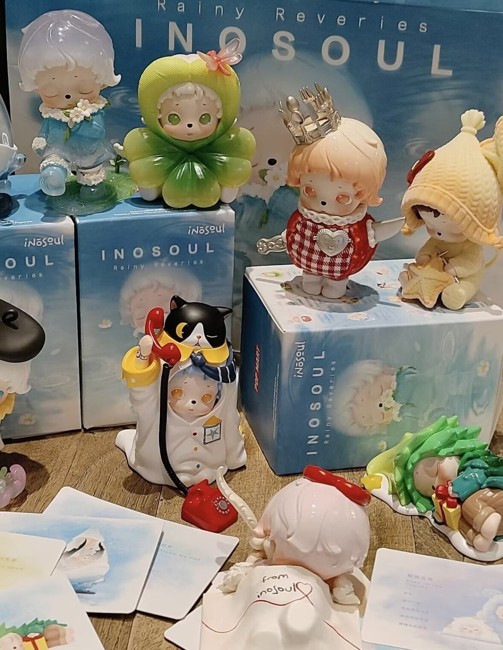 Inosoul Rainy Reveries Series Confirmed Figure Toy Gift Blind Box Authentic