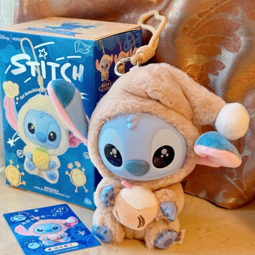 MINISO Stitch Eat Something Before Sleep Series Vinyl Figure Confirmed Toy