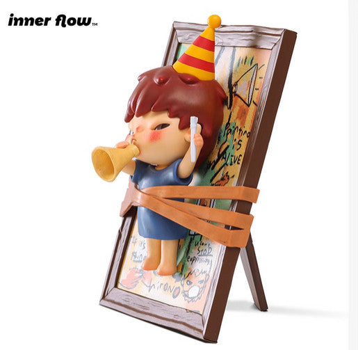 Authentic Hirono Listening Saying Seeing Series 11.2cm Figure Full Set 3