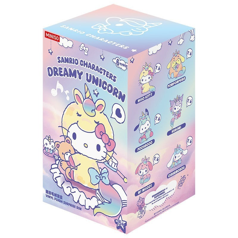 MINISO Sanrio Characters Dreamy Unicorn Series Blind Box Figure Toy Vinyl Plush