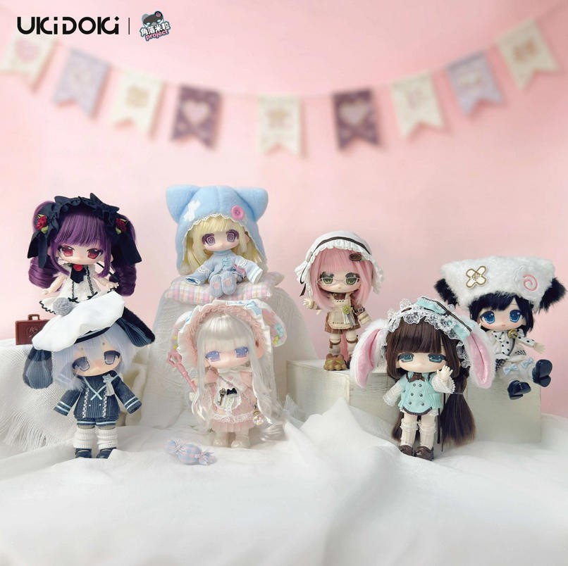 Uki Doki Lily Nell Mini Mili Project Series 18cm/7In Cute Bjd Action Figure Gift