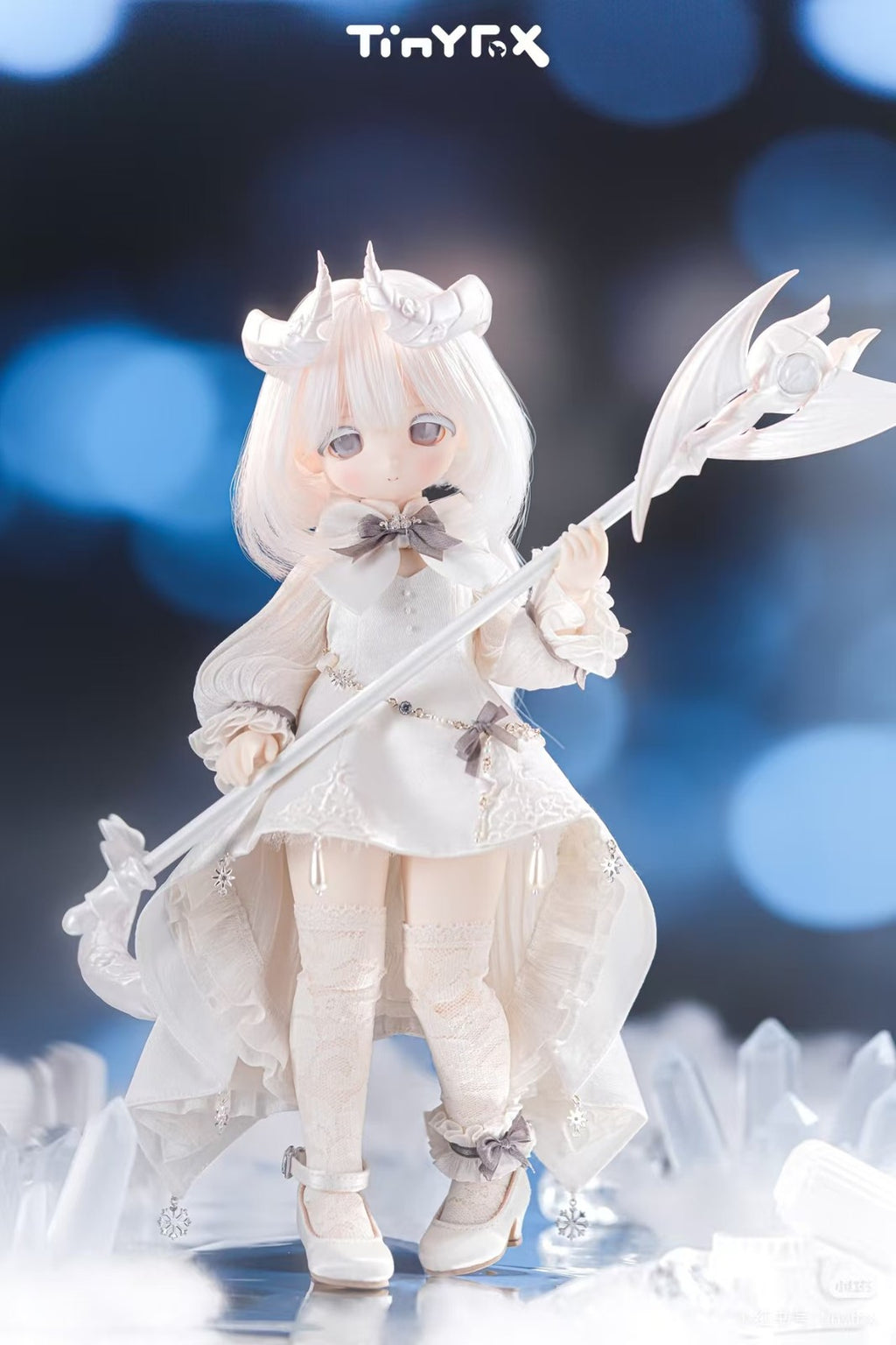 Tinyfox The White Dragon Freyde 27.5cm/10.8" 1/6 Cute Bjd Full Set Official Gift