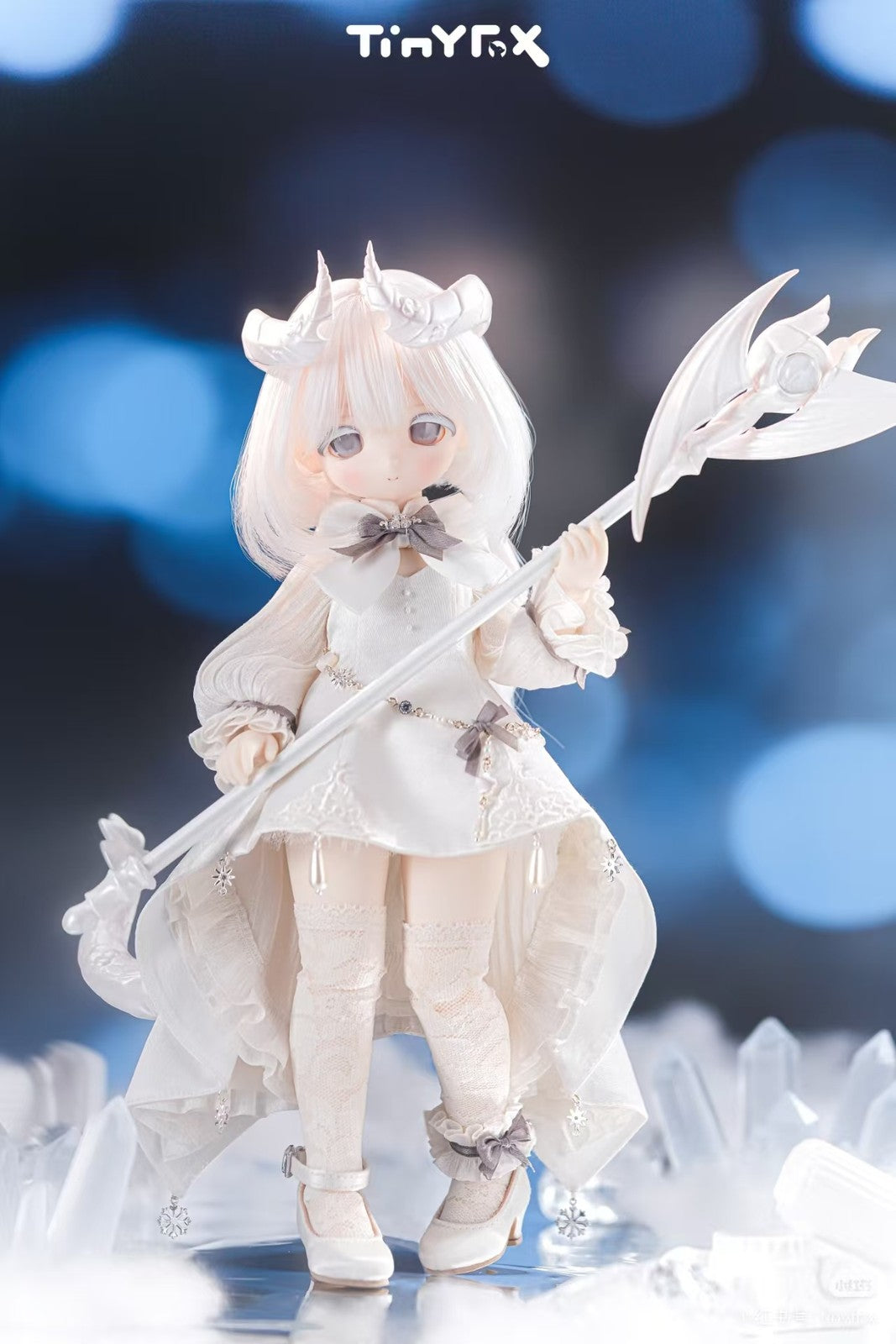 Tinyfox The White Dragon Freyde 27.5cm/10.8" 1/6 Cute Bjd Full Set Official Gift