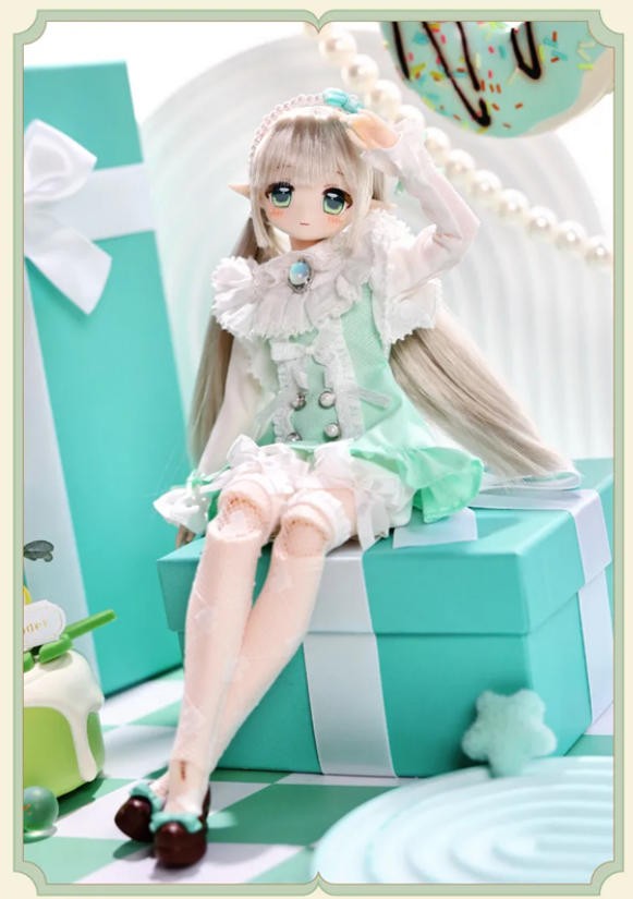 6Pcs Moowooart Akashic Records Series Bjd Dressable Action Figures Gift All In