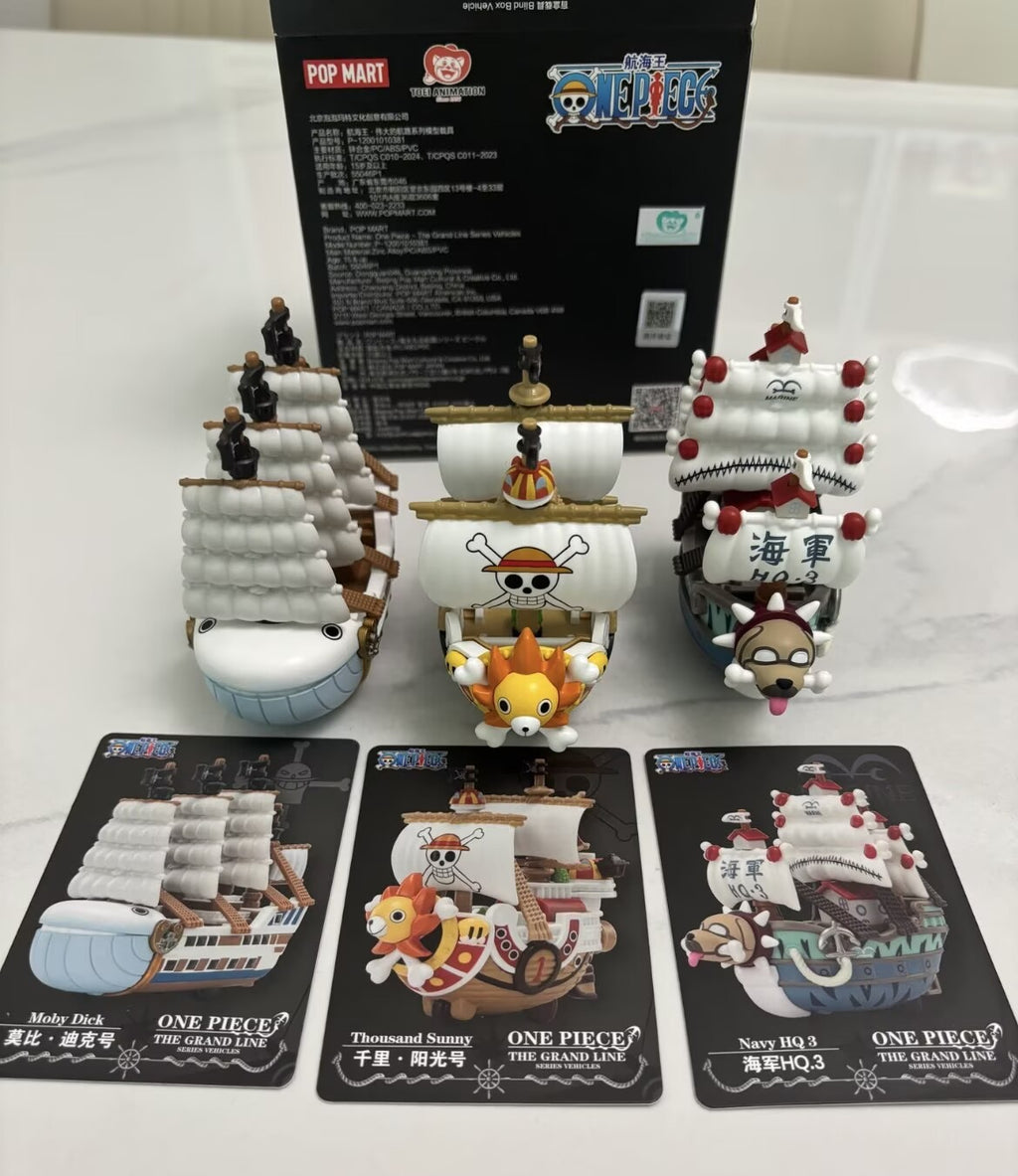 Authentic One piece The Grand Line Series Vehicles Blind Box Confirmed Figure
