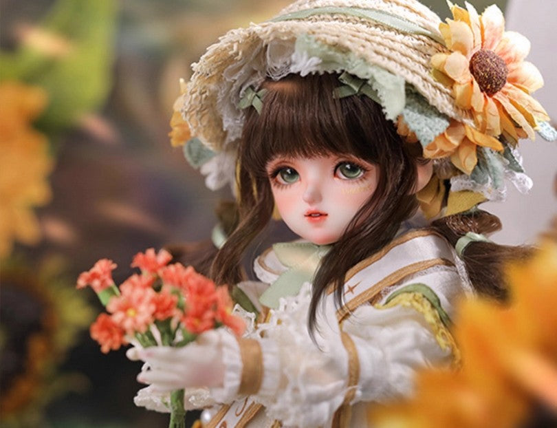 Pre-Order Gem Sunny Sunflower 29cm/11.4In Bjd Full Set Official 10Th Anniversary