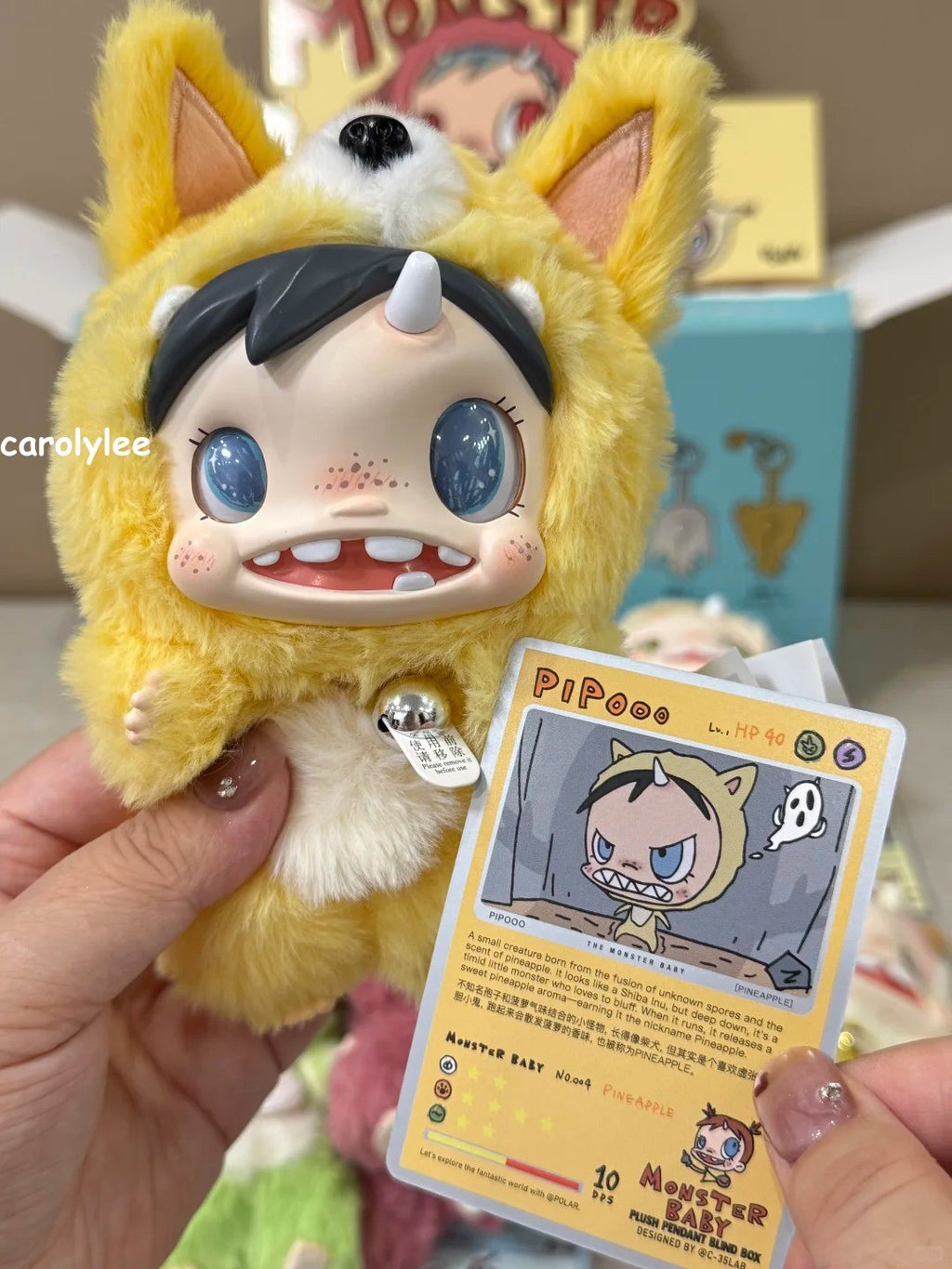 POP MART POLAR-Monster Baby Collection Series Plush Pendant Ver.1 Authentic
