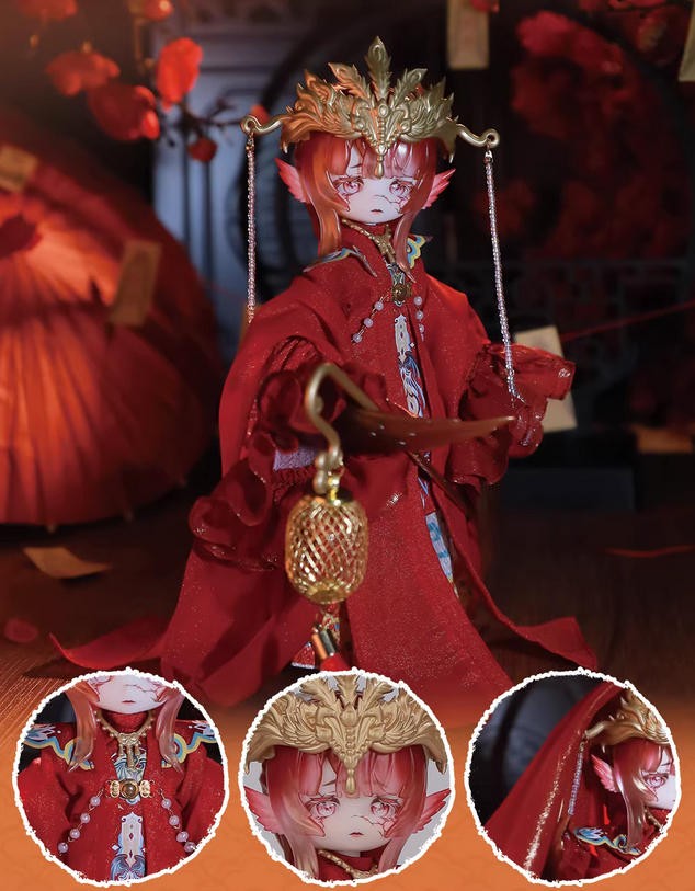 Penny's Box Fanmeng Red Yunyu Attic 9In Bjd Hang Card Official Action Figure