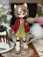 7Pcs Fruit Hard Candy Research Institute Bjd Dressable Action Figures In Stock