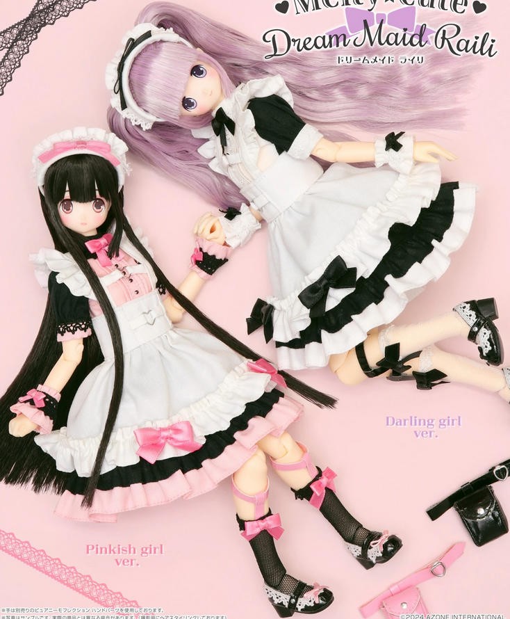 Pre-Order Azone Melty☆Cute Dream Maid Raili Darling Girl Ver. 9.8In Bjd Full Set